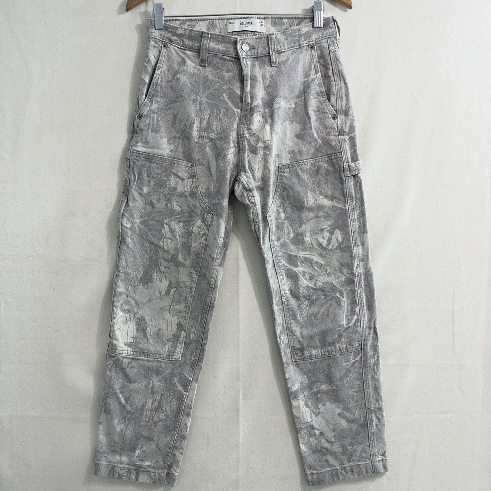 Hollister Camo Double Knee Carpenter Pants 28x30